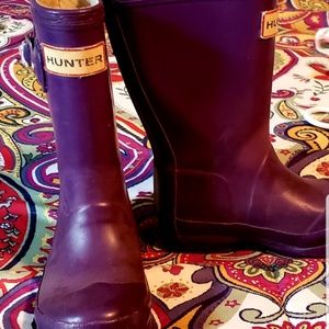 Girls hunter rain boots